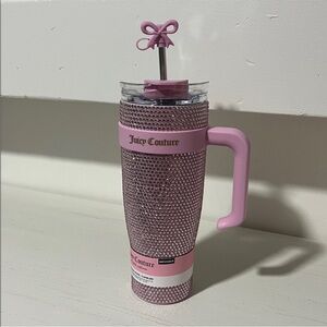JUICY COUTURE PINK BLING BOW TUMBLER